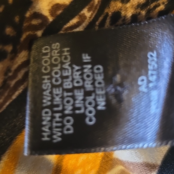 Ashley Stewart-Animal print sheath dress with 3/4 bell sleeves Sz 18/20 W NWT. - Picture 12 of 12